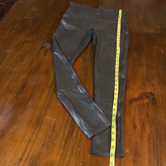 SPANX Black Faux Leather Leggings - Picture 6 of 11